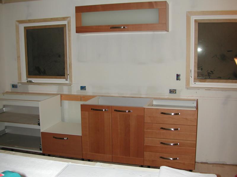 02/24 - Drawers and doors and wall cabinets